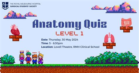 RMH SSSM Presents: Anatomy Quiz #1, 300 Grattan Street, Parkville ...