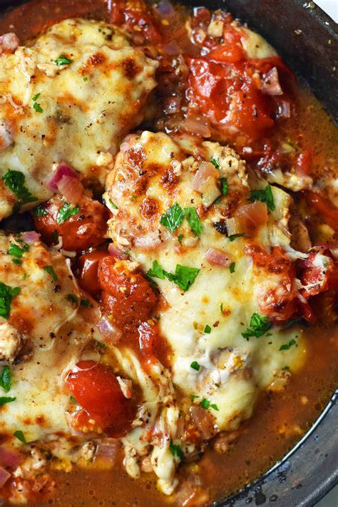 Mozzarella baked chicken breasts – Artofit
