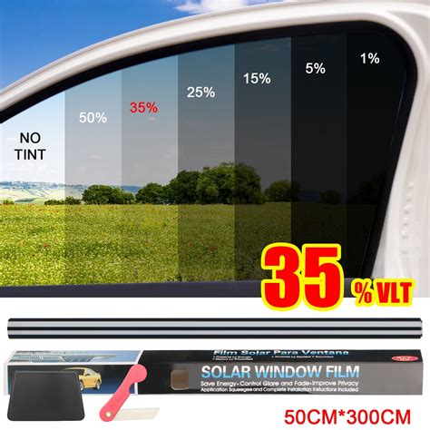 300CM Uncut Roll Window Tint Film 35% VLT 20" x 10ft Feet Car Home ...