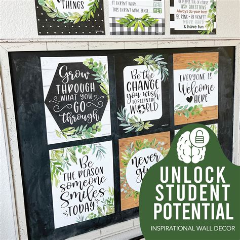 Snapklik.com : Hadley Designs Motivational Posters For Classroom Decor ...