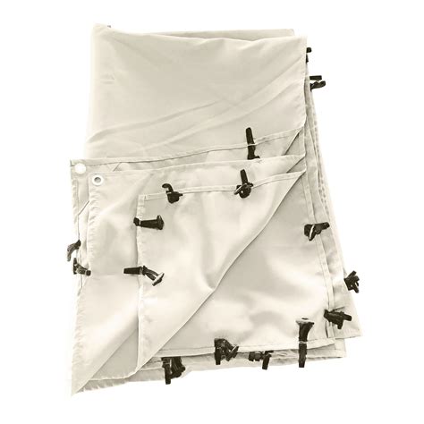 Lona beige de 2,96 x 2,50m para pérgola mural de 3 × 2,5m NICE | Leroy ...