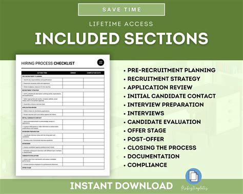 Image result for Hiring Process Checklist