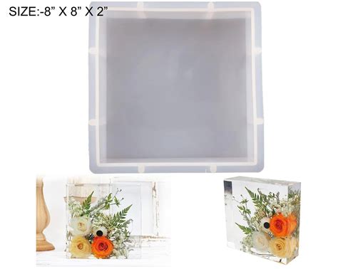 8 Inch Square Deep Casting Mould – Bina's Art - Resin Store