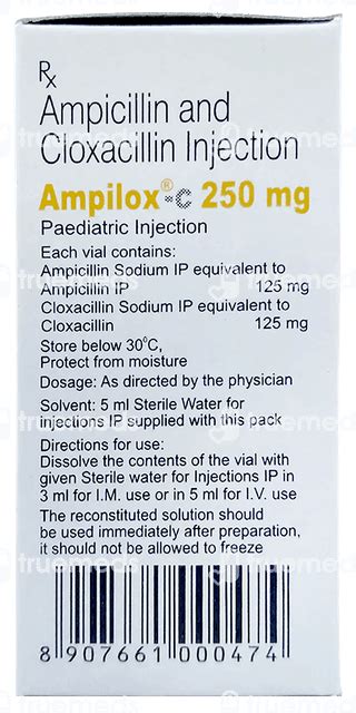 Ampilox C Paed 125/125 Mg Injection: Uses, Side Effects, Price ...