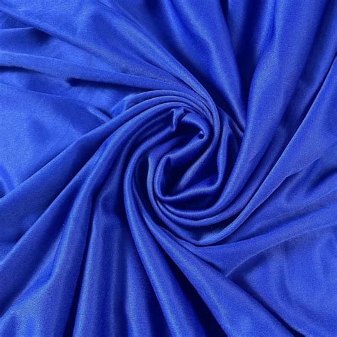 Premium Royal Blue Colour Lycra Lining Fabric Fabric for Designers ...