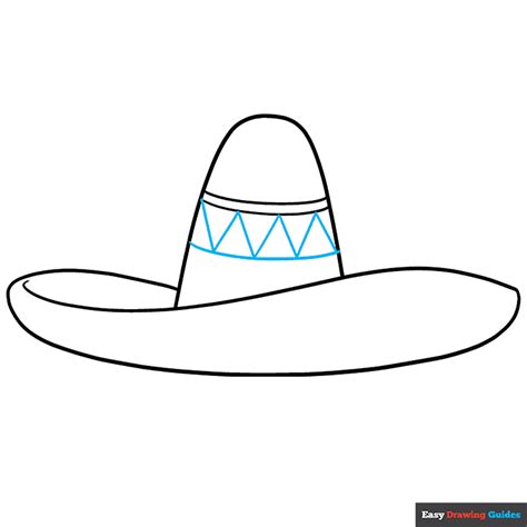 How to Draw a Sombrero - Really Easy Drawing Tutorial