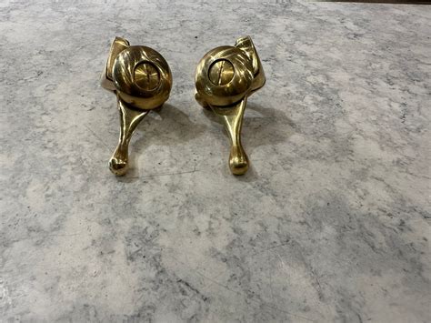 ROYAL ENFIELD G2 VINTAGE 1962 MODLE BRASS RETARDED ADVANCE LEVER SET ...