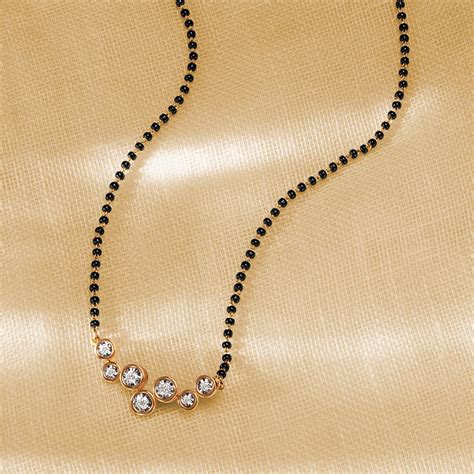Shimmery Simplicity Diamond Mangalsutra