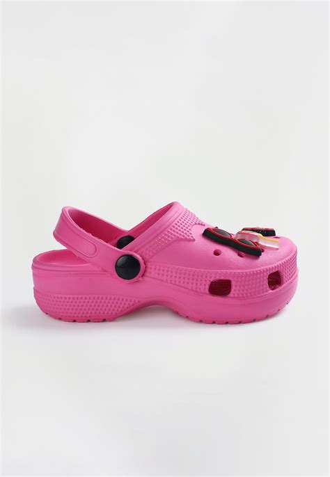 Buy Girls Jibbitz-Detailed Clogs with Ankle Strap Online at just Rs ...