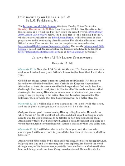 Image result for Genesis 12 Commentary