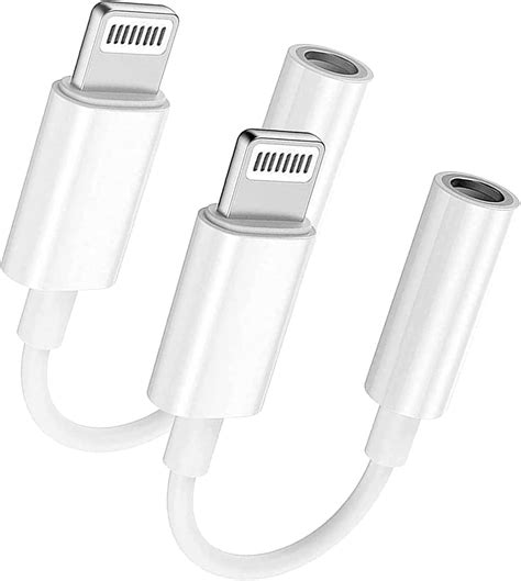 2 Pack Adattatori per Cuffie per iPhone, [Certificato Apple MFI ...