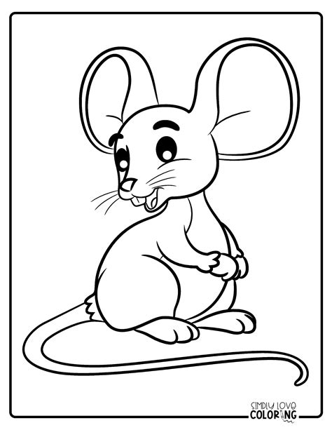 Mice Coloring Pages (Free PDF Printables) - Simply Love Coloring