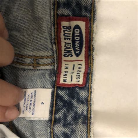 Old navy boot cut worn blue jeans Size 4 (kinda... - Depop