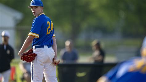 Greenfield-Central ace Parker Rhodes for IHSAA baseball sectional play