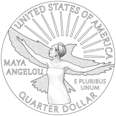 Maya Angelou Is the First Black Woman to Appear on the U.S. Quarter. We ...