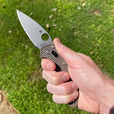 Spyderco Manix 2 Lightweight – CPM 15V Sprint Run, Brown FRCP Handle