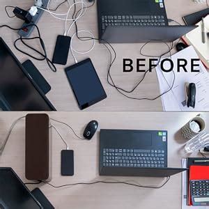 Tidy Up! Wire Bin (White): Cable Organiser/Spike Buster Box/Desk ...