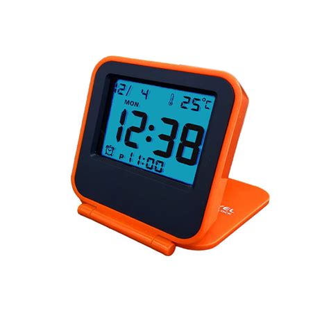 Buy Egundo Compact Digital Travel Alarm Clocks,Battery Operated Small ...