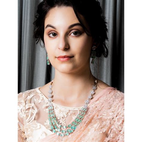 Buy Odette Green Mixed Metal Detailing Jewellery Sets Online