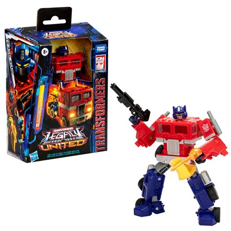 Transformers Legacy United Deluxe Class Action Figure - G1 Optimus Prime
