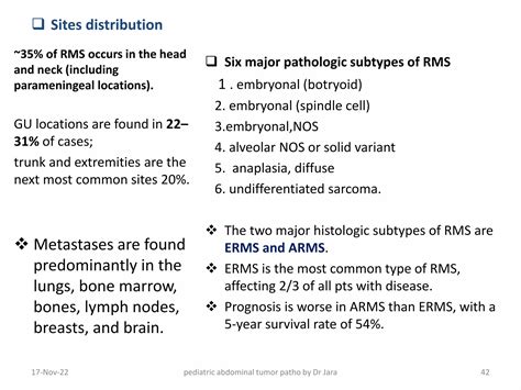 Pathology of pediatric tumors | PPTX