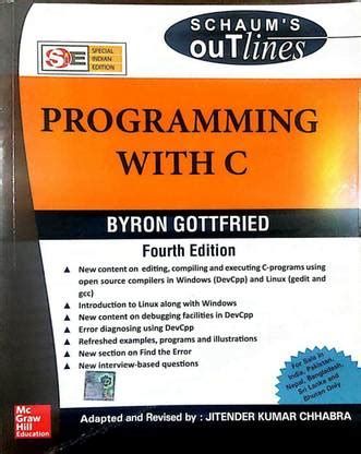 Programming With C 4th Edition (Schaum's Outlines): Buy Programming ...