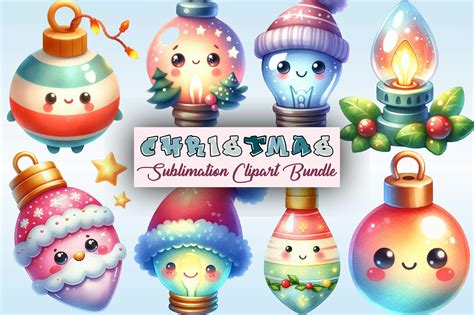 Cute Christmas Lights Sublimation PNG Graphic by CitraGraphics ...