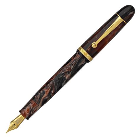 Shop Penlux Masterpiece Grande Marble Wave GT Fountain Pen | Penlux ...