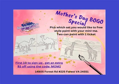 Paint with Your Mini-Me, BOGO Paint Night, 14805 Forest Rd #225,Forest ...