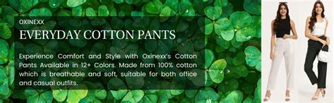 Buy Oxinexx Regular Fit Cotton Woman Mid Rise Trousers Pants Kurti Pant ...