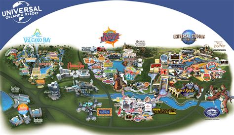 Universal Studios Orlando map - Universal Studios Orlando Map map of universal orlando