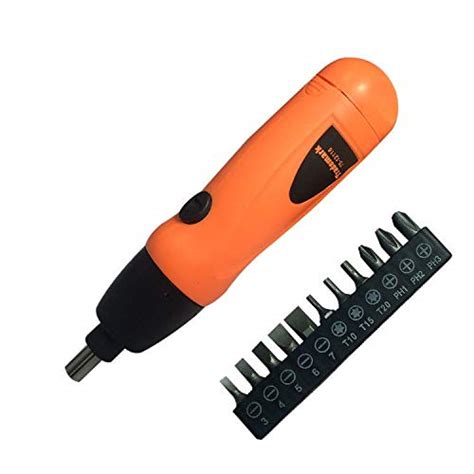 Cordless 6V Electric Screwdriver set + 11pcs Screwdriver Bit Set ...