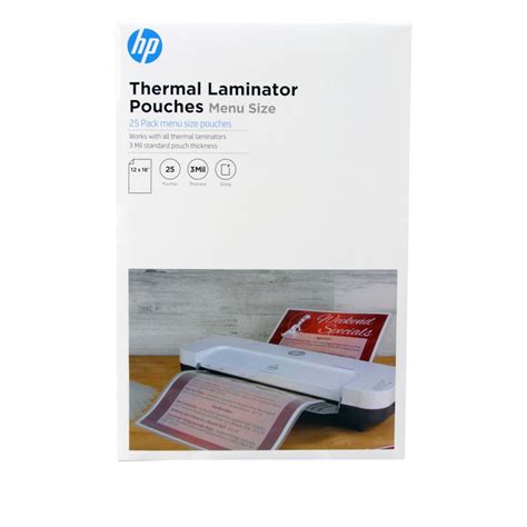HP Laminator Pouches - 10089515 | HSN