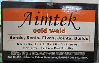 AIMTEK Cold Weld Pack of 1 : Amazon.in: Industrial & Scientific