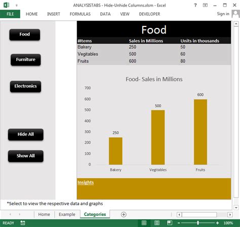 Image result for Excel Hide Unhide Column Using a Checkbox