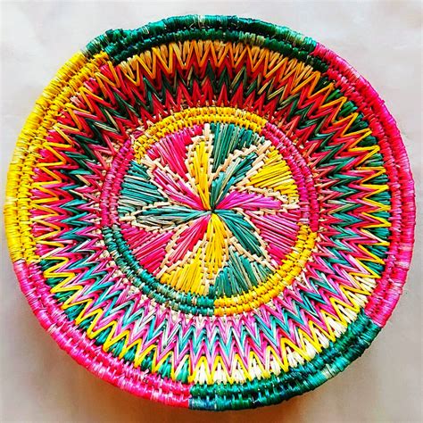 Sikki Grass Decorative Basket - Floral – Ahaeli