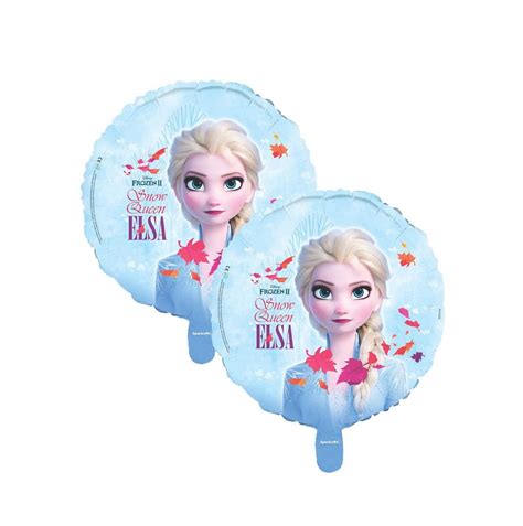 Buy Disney Frozen Elsa the Snow Queen Round Foil Balloon, Pack of 2 ...