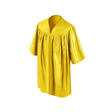 Child Shiny Gold Graduation Gown - Preschool & Kindergarten Gowns ...