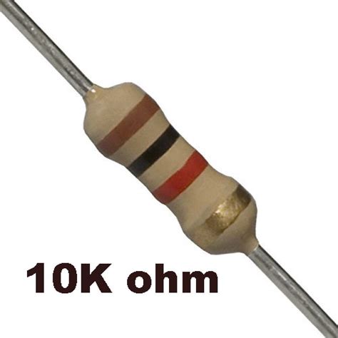 Buy 10k Resistor - Pack of 10 Online in India | Robocraze