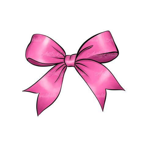 Pink Bow Png