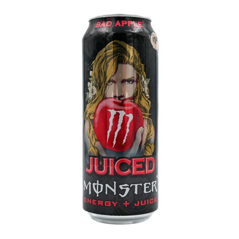 Monster Energy Bad Apple, bevanda energetica alla mela 500ml | American ...