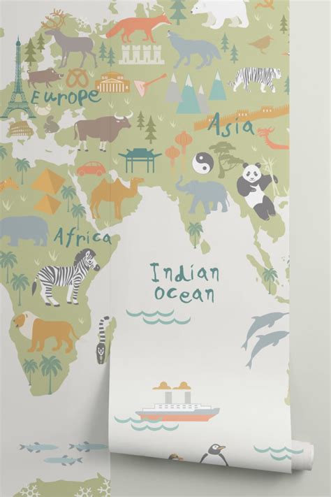 High Resolution Kids World Map 的图像结果