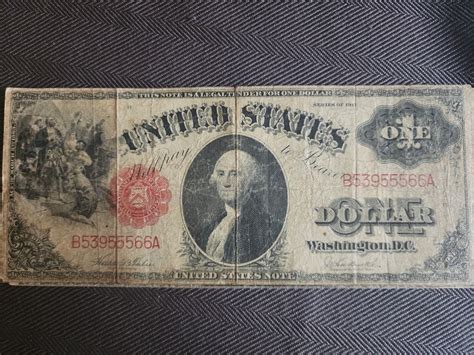 1917 1 dollar bill large note | #4616313664