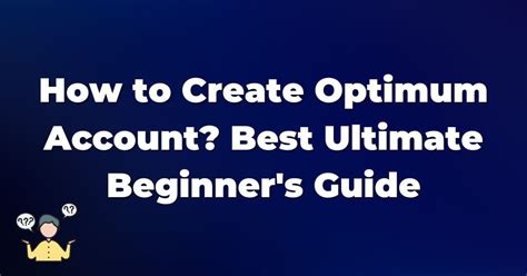 Image result for Create an Optimum ID