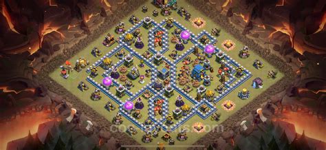 Best Max Levels War Base TH12 with Link, Hybrid 2024 - Town Hall Level ...