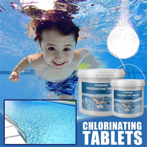 Buy Chlorine Tablets 1 Inch, Pool Chlorination Tablets for Swimming ...