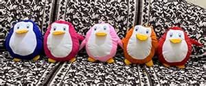 Buy THE HOME STYLE Velvet Fibre Filling Penguin Shape Digital Printed ...