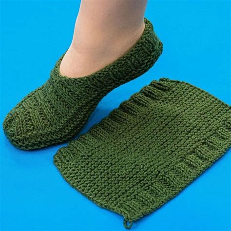 Image result for Knitted Slippers Free Pattern