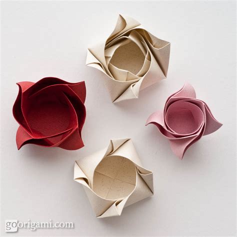 Image result for Origami Rose Box Tutorial