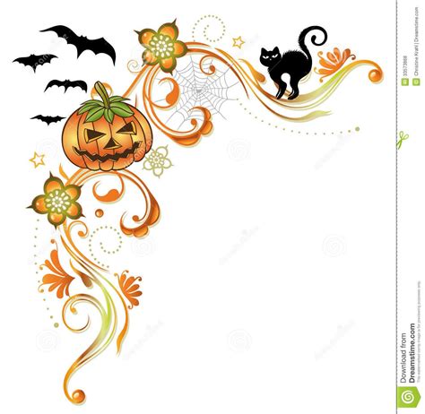 Free Halloween Clip Art: Pumpkin Border
